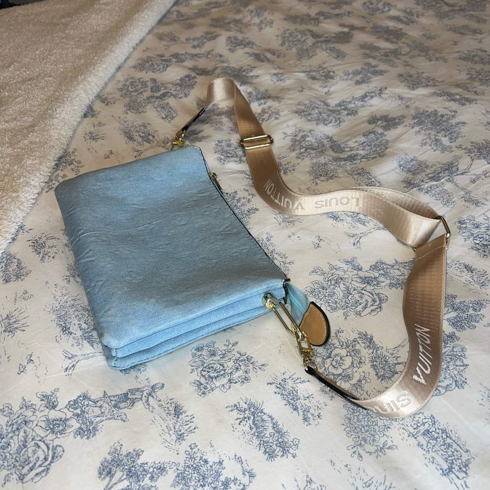 Denim LV inspired purse!🩵